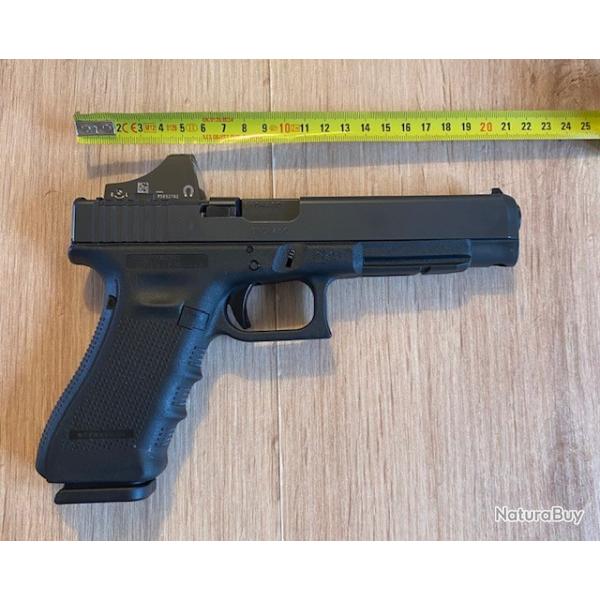 VENDS GLOCK 34 GEN 4 avec POINT ROUGE DOCTER et PREPARATION DETENTE