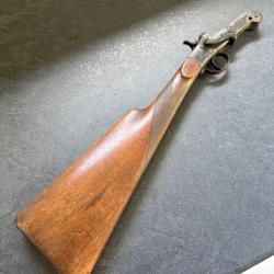 Crosse et M&eacute;canisme pour carabine de jardin en 6 mm. &Agrave; restaurer.Cat. D sans prix de r&eacute;serve