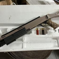 Fusil &agrave; pompe airsoft fabarms tir trois billes