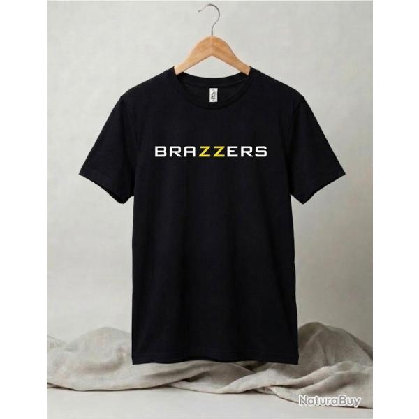 T-shirt imprim� BRAZZERS 100% Coton