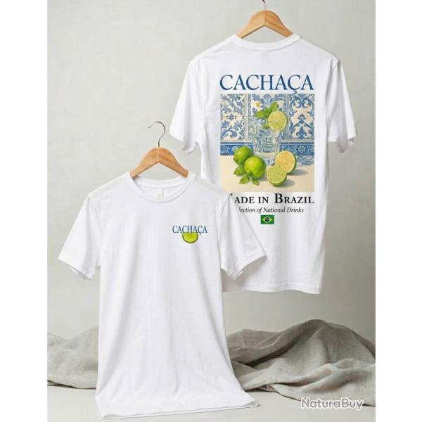 T-SHIRT BRAZIL COLLECTION 100% Coton