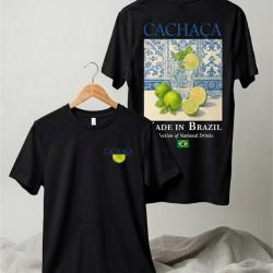 T-SHIRT BRAZIL COLLECTION 100% Coton Noir