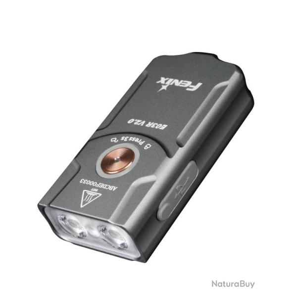 FENIX - E03R V.2 - Lampe porte-cl�s en m�tal - 500 LUMENS