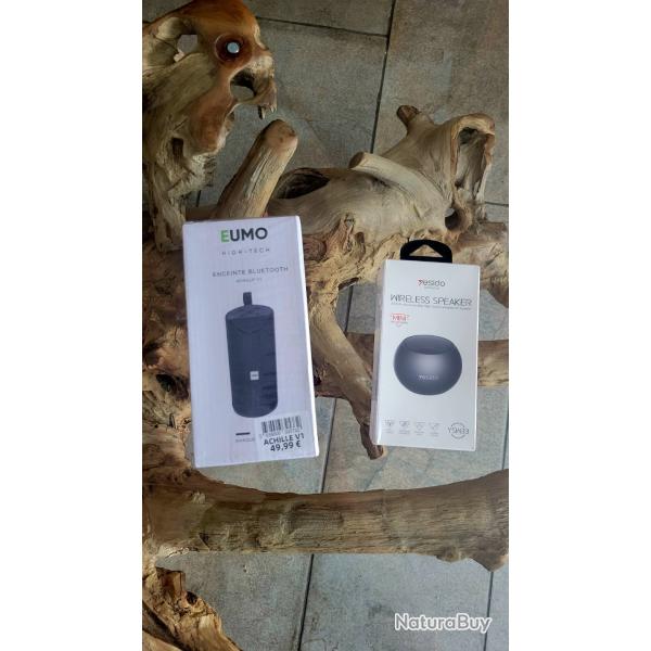 NEUF - 2 ENCEINTES BLUETOOTH - CAMPING OUTDOOR VOYAGE - 1 � SANS R�SERVE