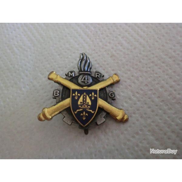 insigne  BMRG 4� bataillon du mat�riel de reserve g�nerale /  drago  paris