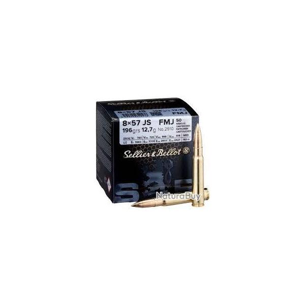 SELLIER ET BELLOT 8X57 JS 196GR X 50