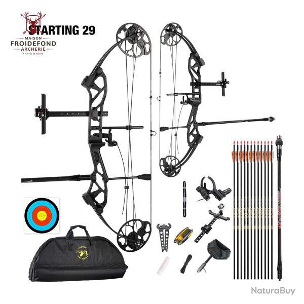 Arc � poulie Starting 29 Package - Topoint - WHITE