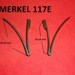 paire ressorts &eacute;jection fusil MERKEL 117E juxtapos&eacute; &agrave; ajuster - VENDU PAR JEPERCUTE (D23B1164)