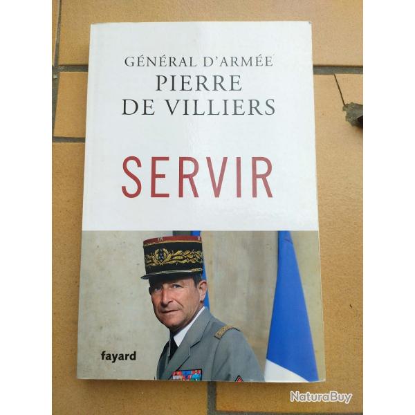 LIVRE SERVIR GENERAL DE VILLIERS