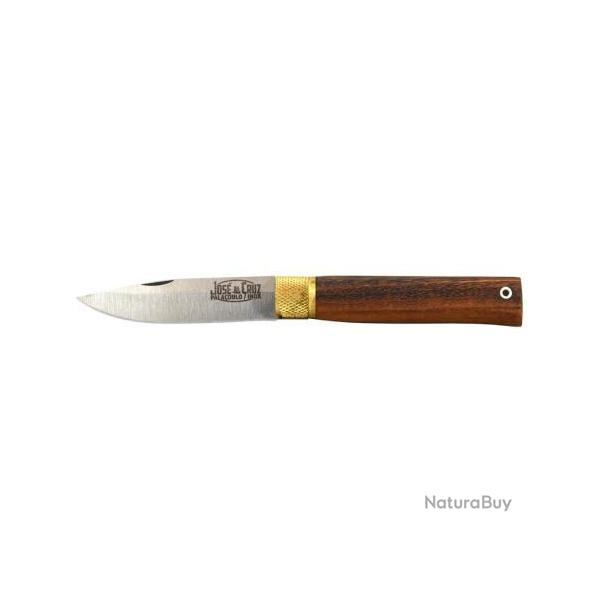 Couteau JOSE DA CRUZ Merendeira JD07 85mm Tigerwood Inox