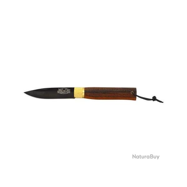 Couteau JOSE DA CRUZ Luxurious 85mm JD30 Tigerwood inox
