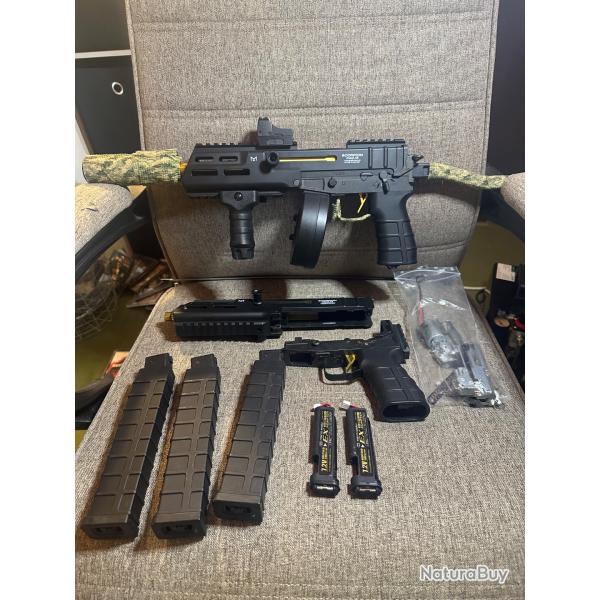 Attention r�plique HS! Tokyo Marui scorpio type M full upgrade par OPS store