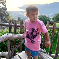T-Shirt Sanglier Enfant PRO CACCIA Rose 4ans