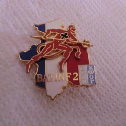 insigne  2&deg; bataillon d'infanterie BATINF 2 du 152&deg; RI  / arthus bertrand paris