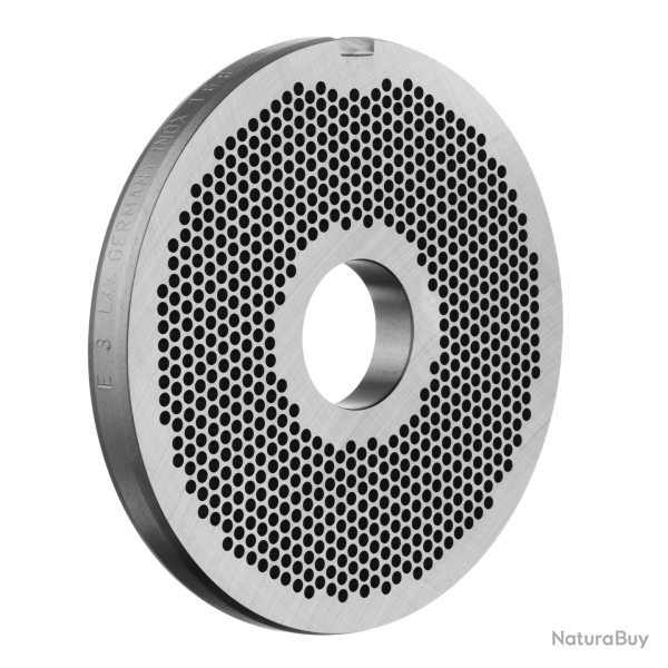 Lumbeck Wolter Plaque inox de Hachoir U200 trou de 13 mm, 1 encoche 1S-U00-130-I ( Liquidation )
