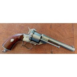 TRES BEAU REVOLVER A BROCHE LEFAUCHEUX 1854 12 MM