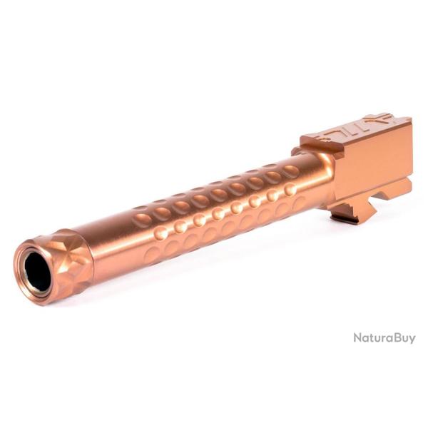 CANON MATCH ZEV OPTIMIS� POUR GLOCK 17 GEN5 1/2X28,BRONZE