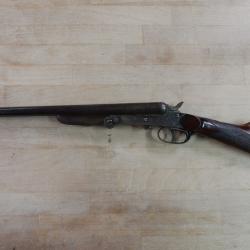 FUSIL JUXTAPOSE ARTISAN BELGE A CHIEN PLIANTE CAL 14MM OCCASION