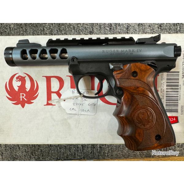 Ruger Mark IV 22/45 Lite .22lr non filet�