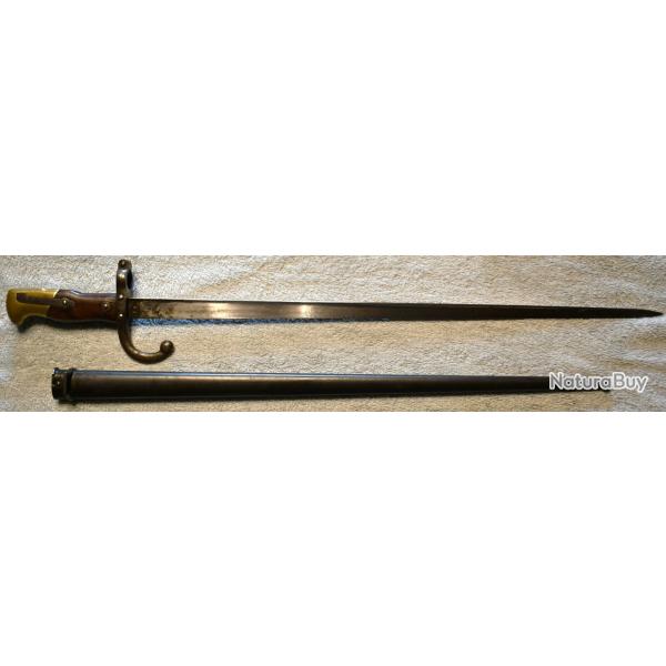Belle baionnette fusil GRAS 1874