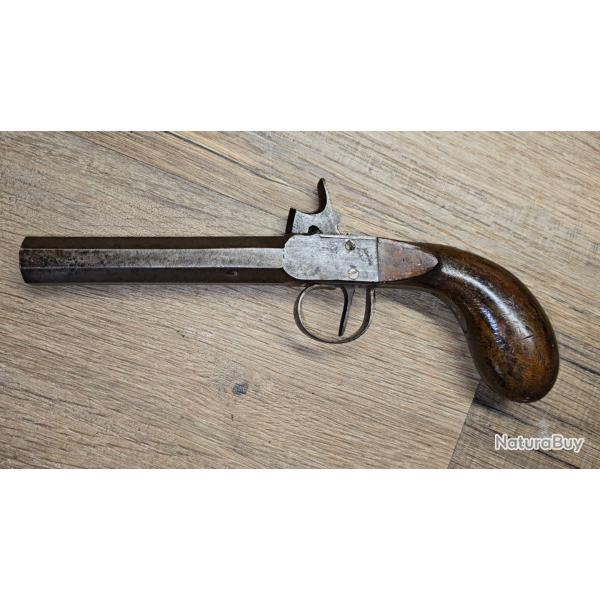 Ancien Pistolet � coffre percussion XIXsi�cle
