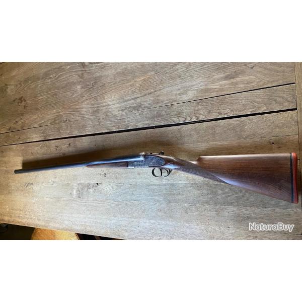 Fusil artisan espagnol � platines cal 12/70 Arturo Fernandez