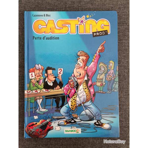 BD Casting Prod. Perte d'audition par Cazenove et Bloz Bamboo