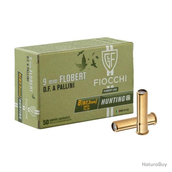 Cartouches Fiocchi 9 mm Flobert Grenaille Plomb x50 - 9mm Flaubert Fio 7.5