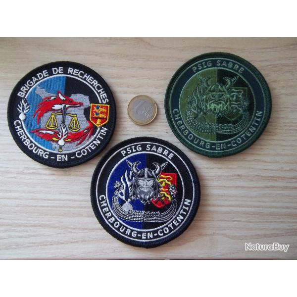 lot �cussons militaire Cherbourg insignes gendarmerie collection