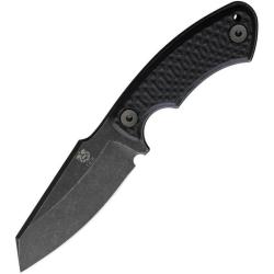 Couteau Fixe Gahagan Customs Cairn Lame Acier 80CrV2 Manche G10 Noir &Eacute;tui Kydex USA GCKCRNHBK