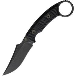 Couteau Fixe Gahagan Customs Bear Claw Lame Acier 80CrV2 Manche G10 Noir &Eacute;tui Kydex USA GCKBRCHBK
