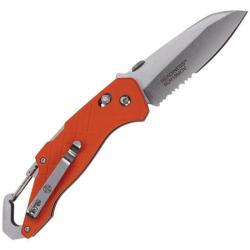 Couteau Pliant Elite Tactical Rapid Lock Sheepsfoot Lame Acier Inox Manche G10 Orange ETFDR019OR