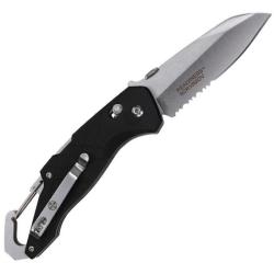 Couteau Pliant Elite Tactical Rapid Lock Sheepsfoot Lame Acier Inox Manche G10 Noir Rapid ETFDR019BK