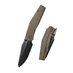 Couteau KB Knives Illusion Lame Acier M390 Manche Titane Bronze Framelock KUB443C