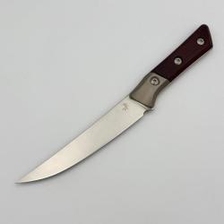 Couteau Fixe Microtech Boning Lame Acier M390MK Manche G10 Black Cherry Made In USA MCT3100B10BC