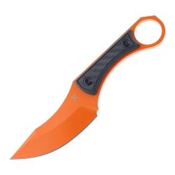 Couteau Fixe Kansept Niko Lame Acier D2 Manche Carbone Noir &Eacute;tui Kydex G004A92