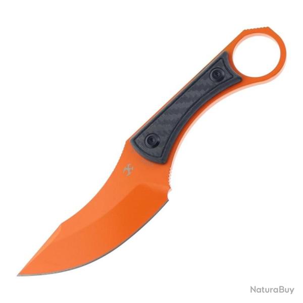 Couteau Fixe Kansept Niko Lame Acier D2 Manche Carbone Noir �tui Kydex G004A92
