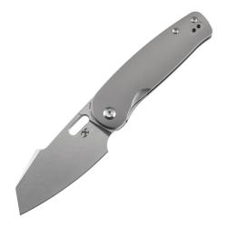 Couteau Kansept Orlok Lame Acier S35VN Manche Titane Gris Nested Liner Lock K2111A2