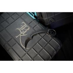 Couteau Fixe Bastinelli Pika Lame Acier N690 Manche Acier Noir &Eacute;tui Kydex Made In Italy BAS202B