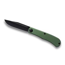 Couteau Daedalus Lab Lame Acier 154CM Manche Aluminium Vert Linerlock DKCL3
