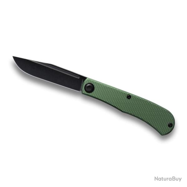 Couteau Daedalus Lab Lame Acier 154CM Manche Aluminium Vert Linerlock DKCL3