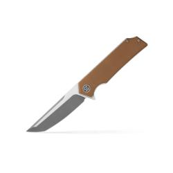 Couteau SIG SAUER Tsuru Lame Acier 154CM Manche G10 Brun Coyote Linerlock SIGTS8SBRN