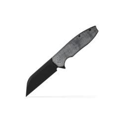 Couteau SIG SAUER Karak Lame Acier Nitro-V Manche Micarta Noir Gris Linerlock SIGKA8BB