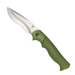 Couteau CobraTec Vandal Lame Acier D2 Manche Aluminium Vert OD Linerlock CBTVDLODG