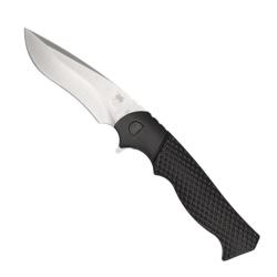 Couteau CobraTec Vandal Lame Acier D2 Manche Aluminium Noir Linerlock CBTVDLBLK