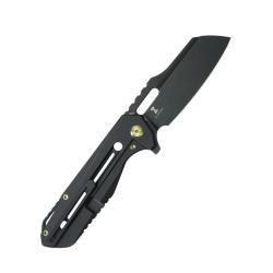 Couteau KB Atlas Lame Acier M390 Manche Titane Noir Framelock KUB290F