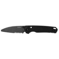 Couteau Kershaw Bel Air XL EMT Lame Acier CPM-MagnaCut Manche G10 Noir DuraLock KS6110EMT