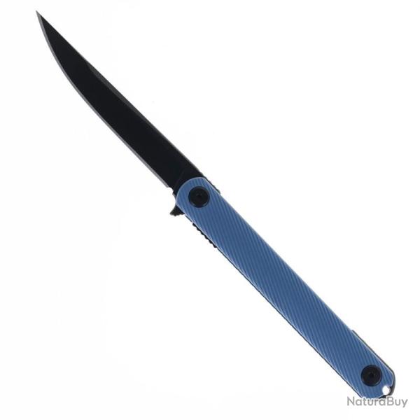 Couteau Spartan Nemec Lame Acier S35VN Manche GFN Bleu Linerlock Made In Taiwan SFBL12BL