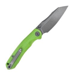 Couteau WIXCO Axor Lame Acier 14C28N Manche G10 Vert Linerlock WXC15F