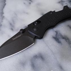 Couteau Pliant Kershaw Craze Lame Acier 8Cr13MoV Manche Nylon Noir DuraLock KS8337X